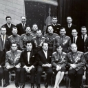 Leonid Kharitonov with cosmonauts